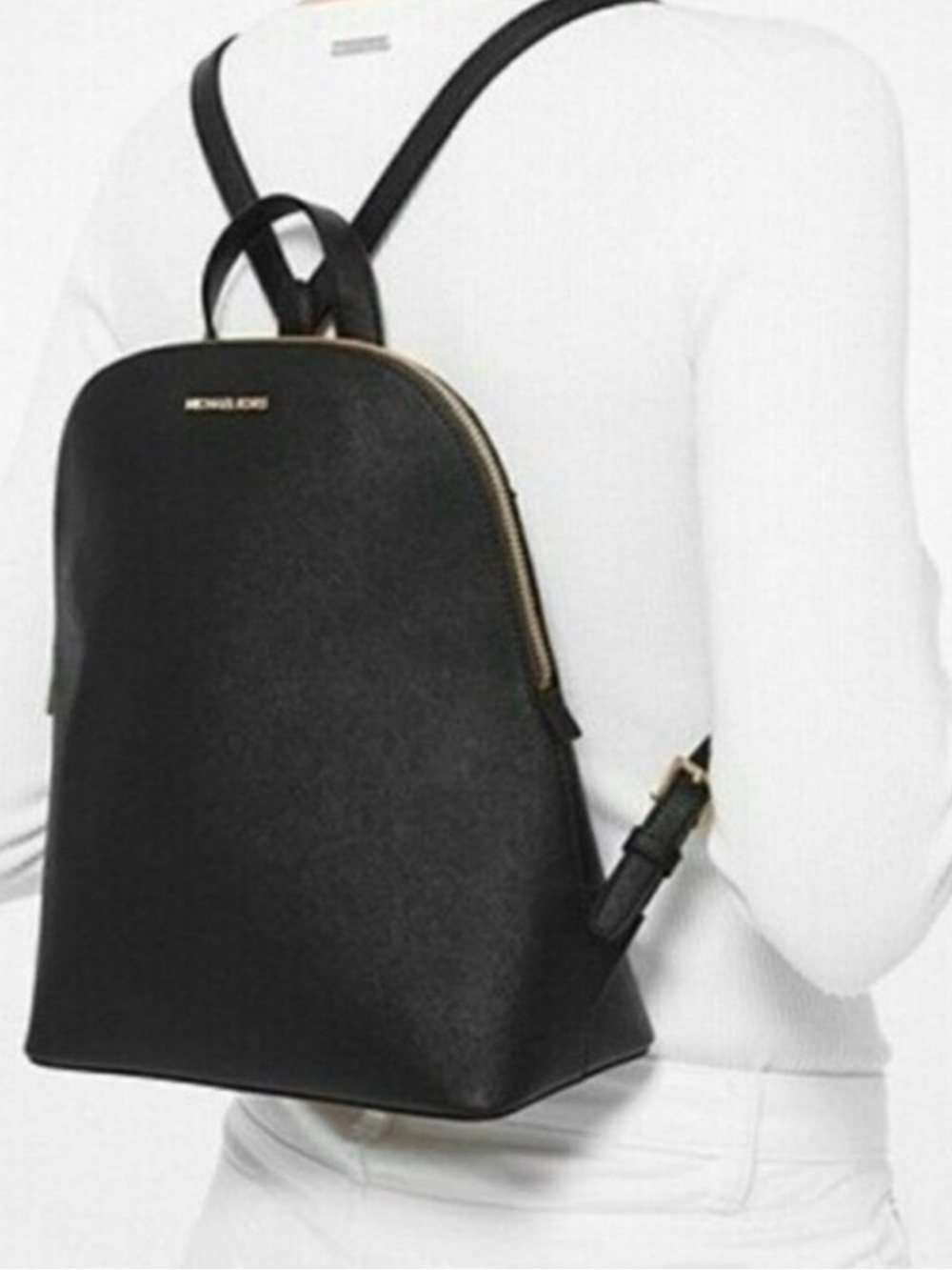 NWT Michael Kors Emmy Saffiano Leather Backpack